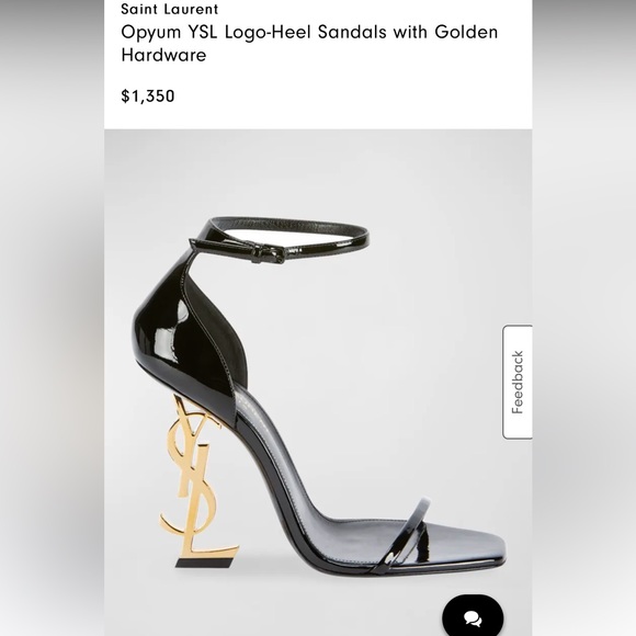 Ysl Opyum Heel- Gold Hardware - Picture 5 of 6